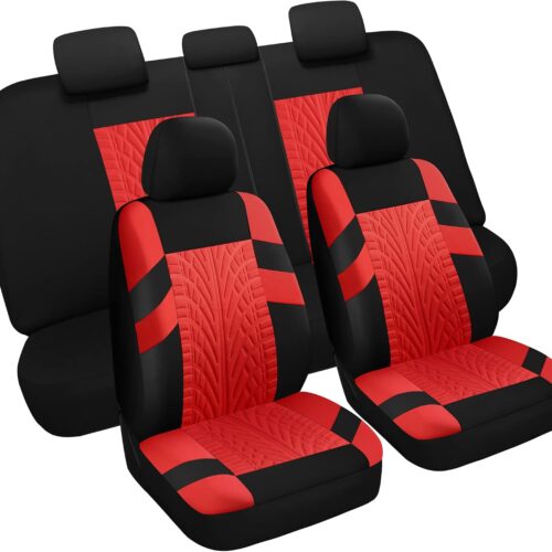 Washable breathable cloth seat covers, universal fit.